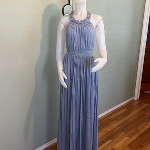 Beautiful periwinkle color maxi with side slits
